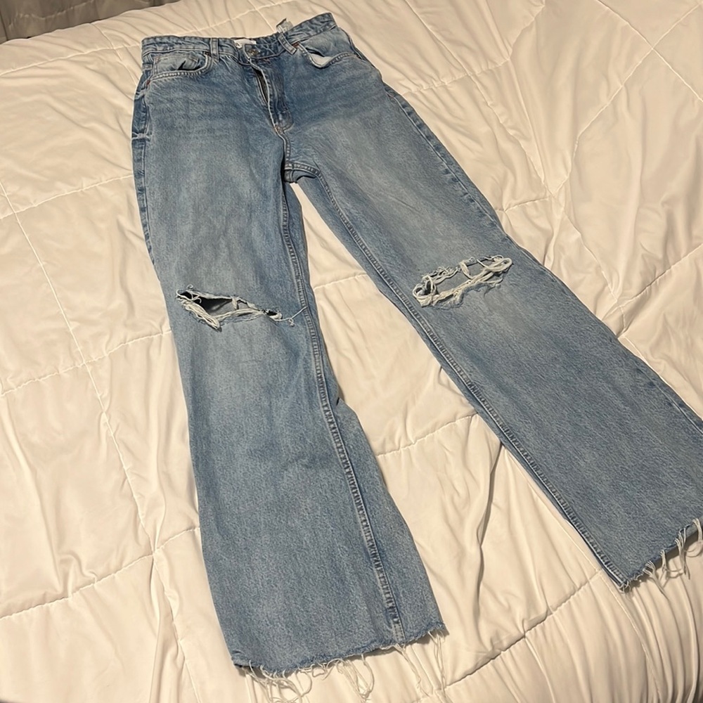 Zara Wide Leg Jeans Size 8